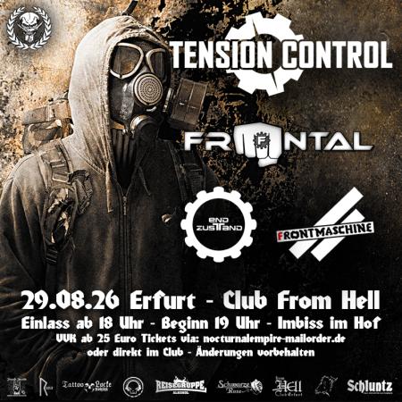 Tension Control, Frontal, Frontmaschine und Endzustand